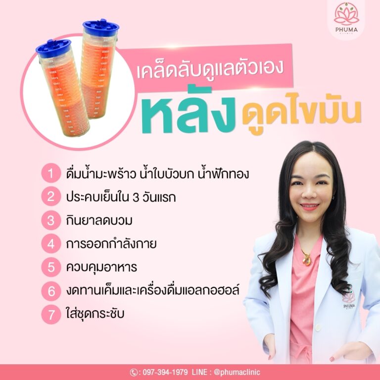 Phuma clinic (ภูม่า) พญ.ชลดา วิรัตกพันธ์ (ดูดไขมัน)